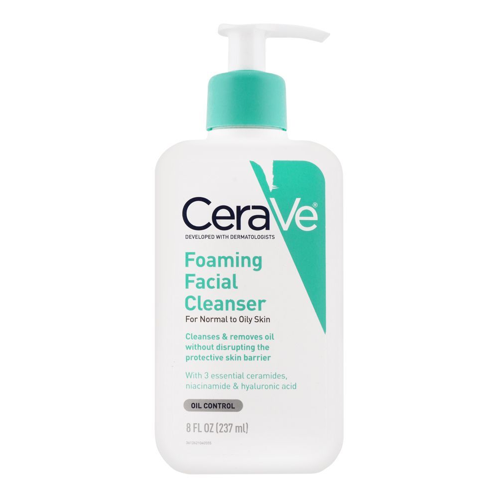 CERAVE FOAMING FACIAL CLEANSER NORMAL TO OILY 237ML