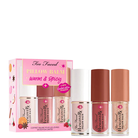 TOO FACED PILLOW BALM WARM & SPICY 3PCS