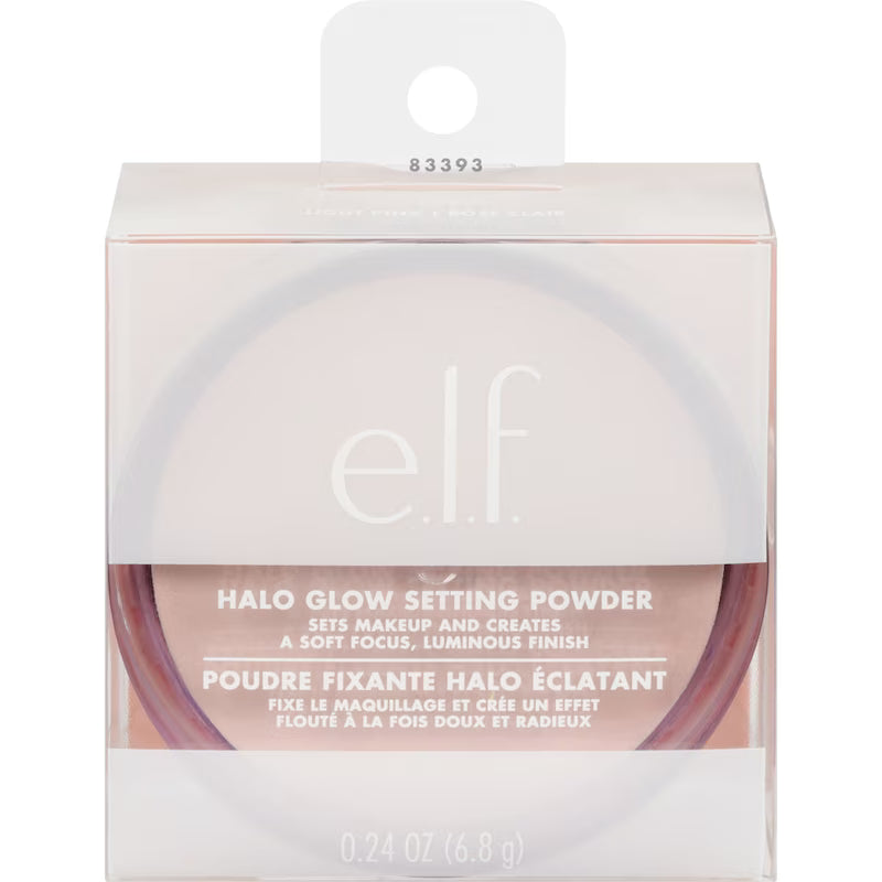 ELF HALO GLOW SETTING POWDER LIGHT PINK 6.8G
