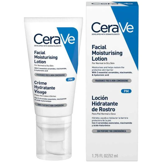 CERAVE FACIAL MOISTURISING LOTION PM NORMAL TO DRY 52ML