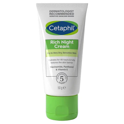 CETAPHIL RICH NIGHT CREAM DRY TO VERY DRY 50G