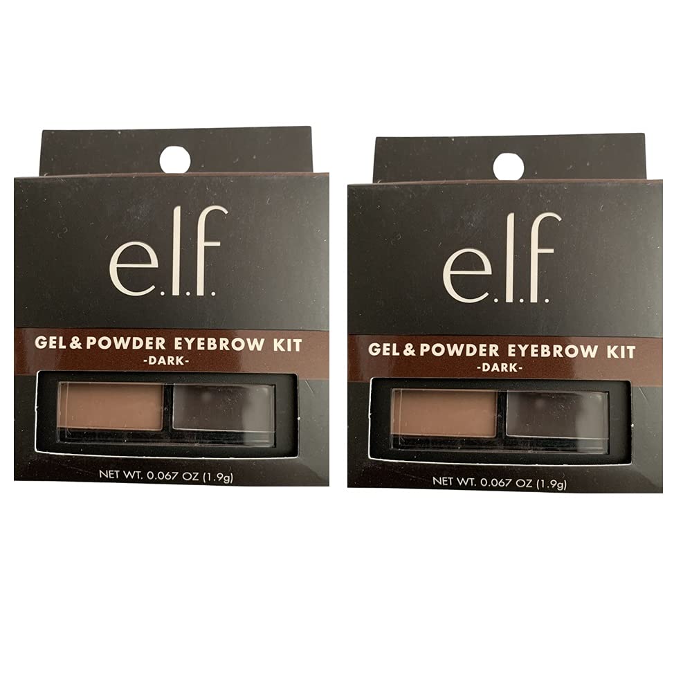 ELF GEL & POWDER EYEBROW KIT DARK 1.9G