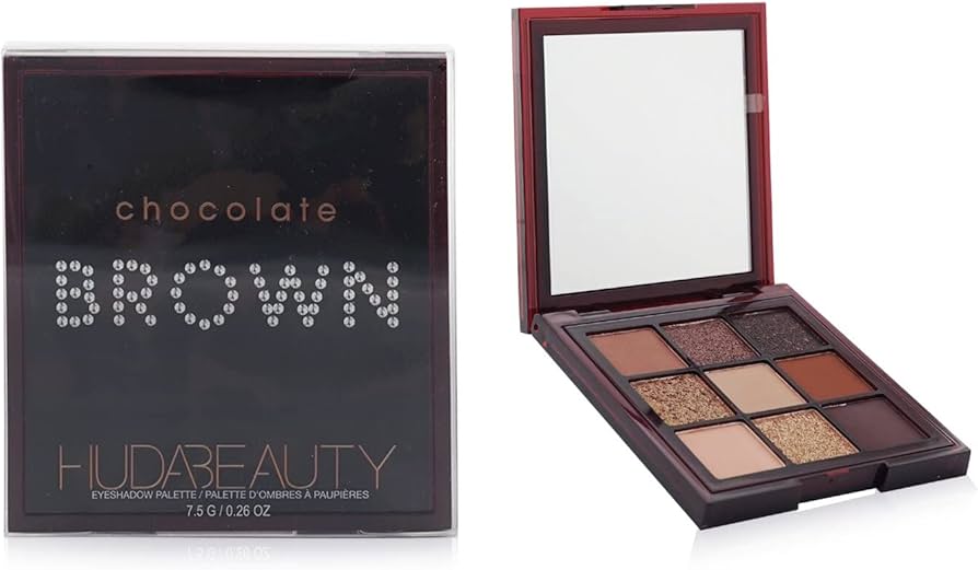 HUDABEAUTY CHOCOLATE BROWN EYE SHADOW PALETTE 7.5G