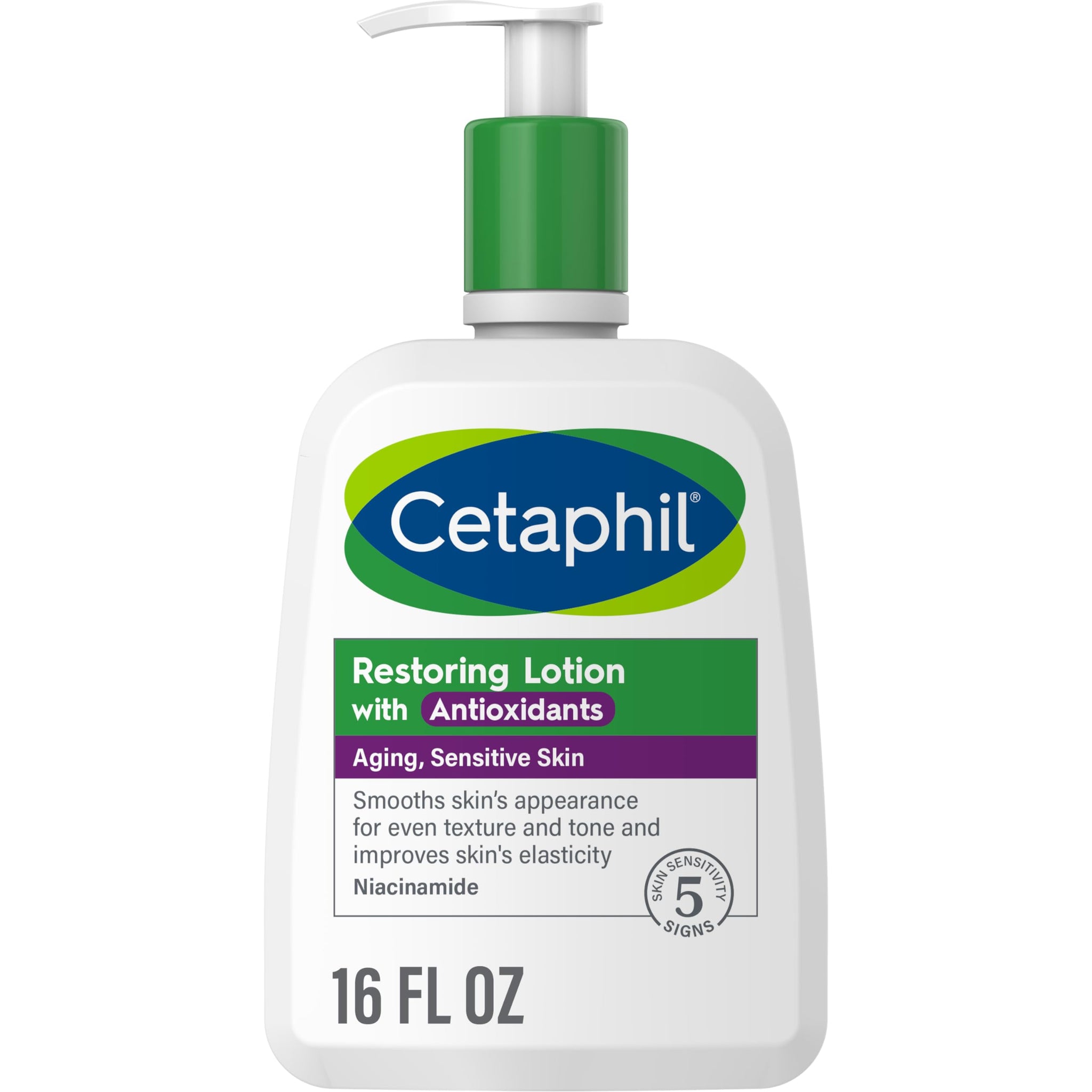 CETAPHIL RESTORING LOTION WITH ANTIOXIDANTS AGING SENSITIVE SKIN 473ML