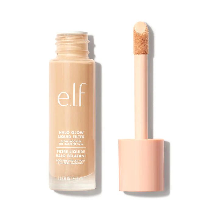 ELF HALO GLOW LIQUID FILTER FOUNDATION #3 LIGHT MEDIUM CLAIR M  31.5ML