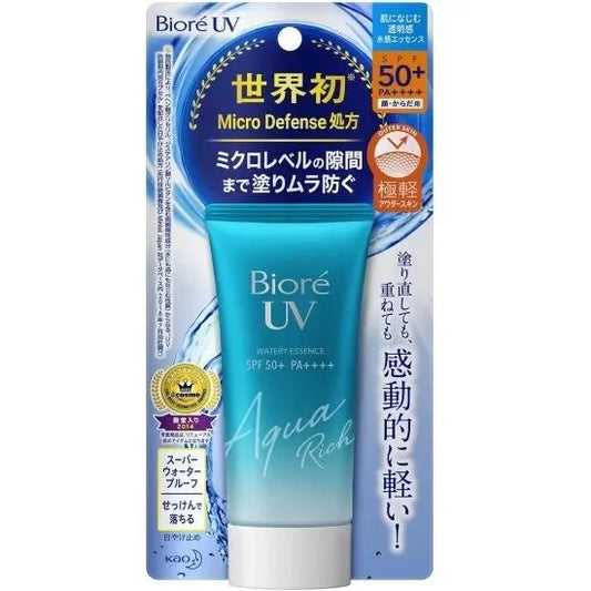 BIORE UV WATERY ESSENCE SPF 50+++ AQUA RICH 50G