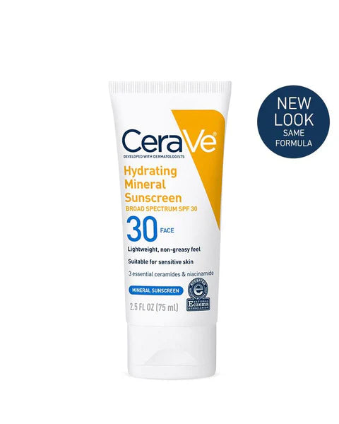 CERAVE HYDRATING MINERAL SUNSCREEN SPF30 75ML