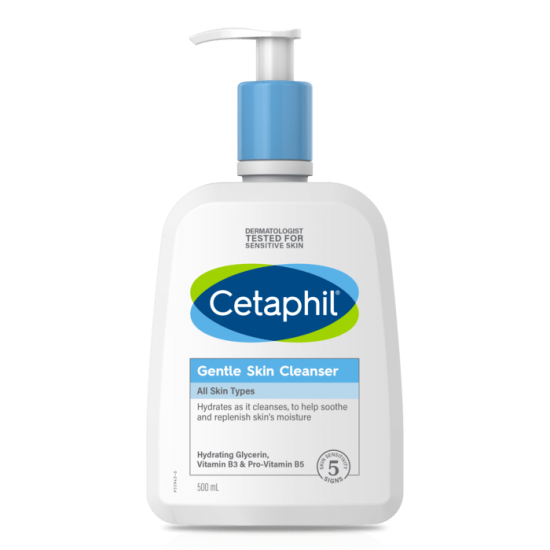 CETAPHIL GENTLE SKIN CLEANSER FOR ALL SKIN TYPES 500ML