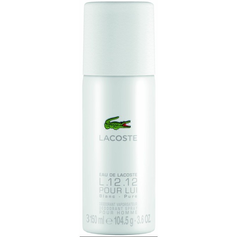 LACOSTE 12.12 BLANC FOR MEN BODY SPRAY 150ML