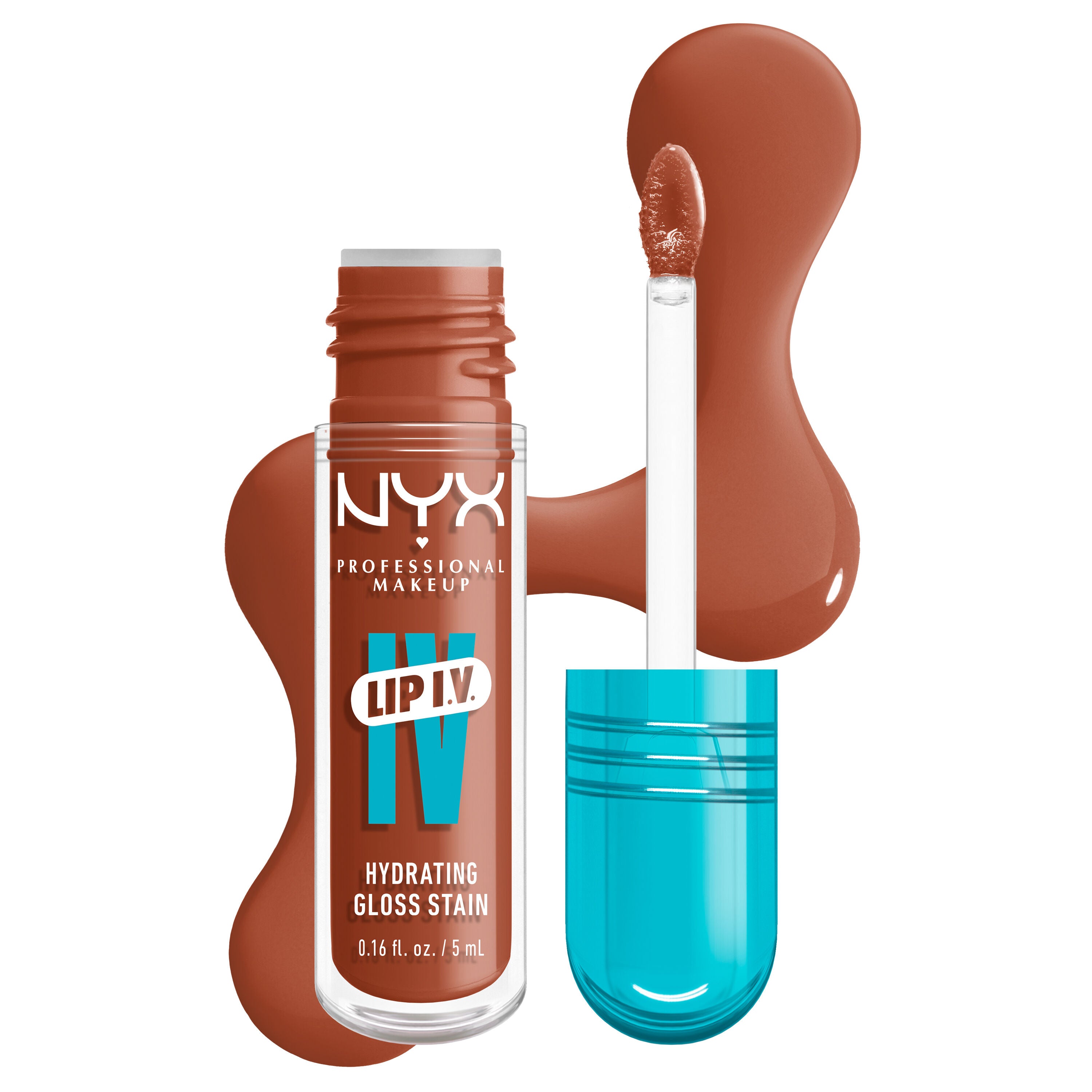 NYX LIP IV HYDRATING GLOSS SERUM CARAMEL DRIP 01