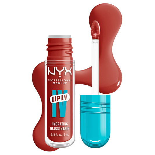 NYX LIP IV HYDRATING GLOSS STAIN 12 BURST THAT TANG 5ML