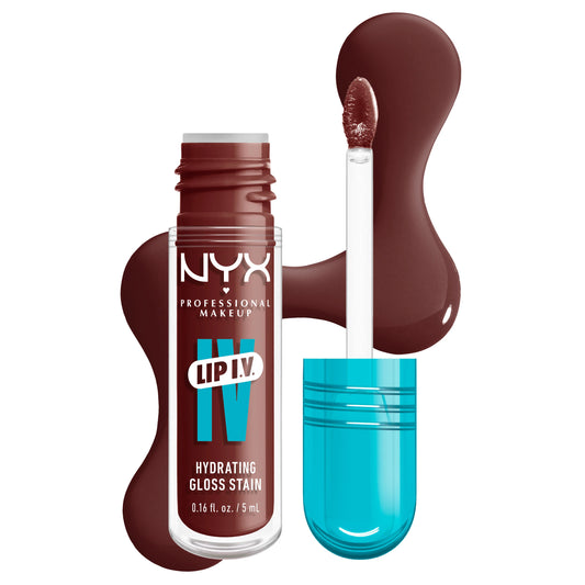 NYX LIP IV HYDRATING GLOSS STAIN 05 MOCHA ME WET 5ML