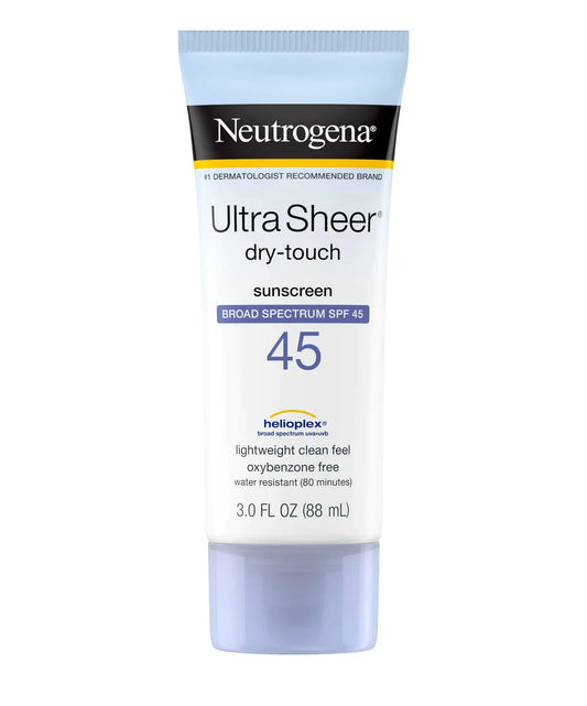 NEUTOGENA ULTRA SHEER DRY TOUCH SUNSCREEN SPF 45 88ML