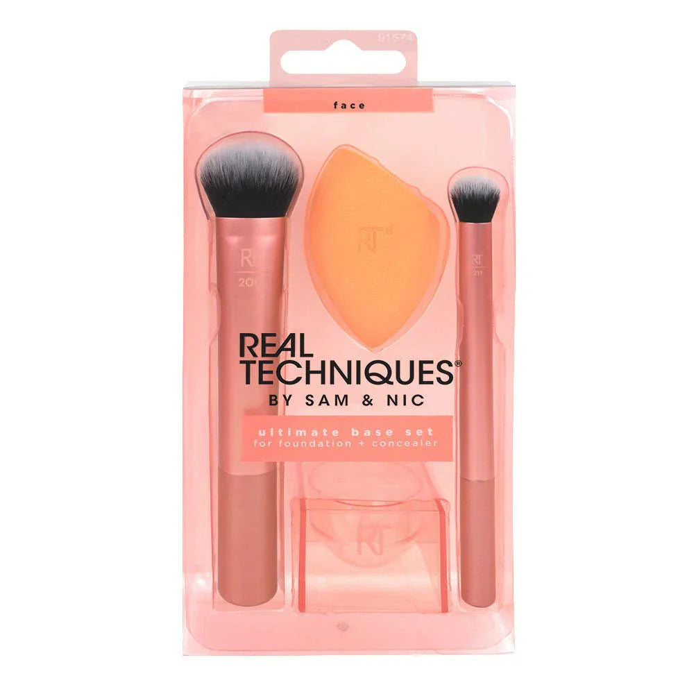 REAL TECHNIQUES BY SAMS & NIC BRUSH SET 3PC