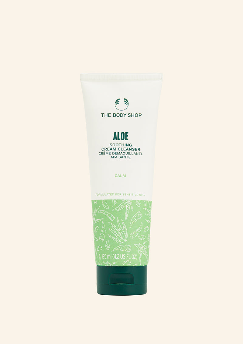 THE BODY SHOP ALOE SOOTHING CREAM CLEANSER CALM 125ML