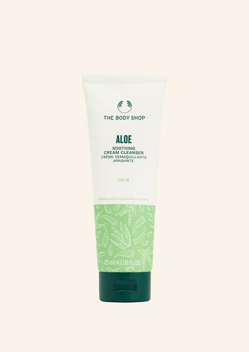 THE BODY SHOP ALOE SOOTHING CREAM CLEANSER CALM 125ML