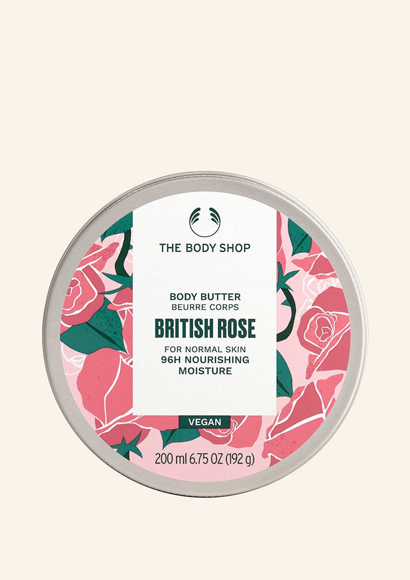 THE BODY SHOP BODY BUTTER BRITISH ROSE 200ML