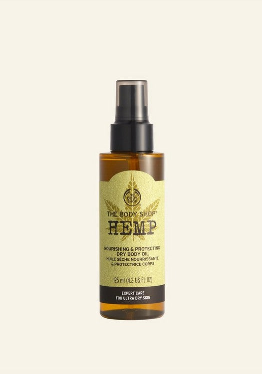 THE BODY SHOP HEMP NOURISHING & PROTECT DRY BODY OIL 125ML