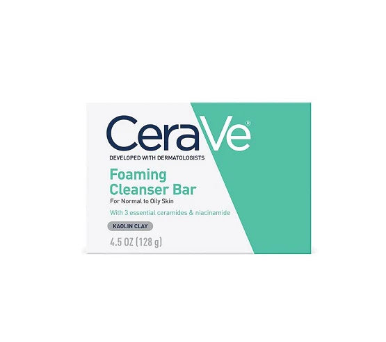 CERAVE FOAMING CLEANSER BAR NORMAL TO OILY 128G