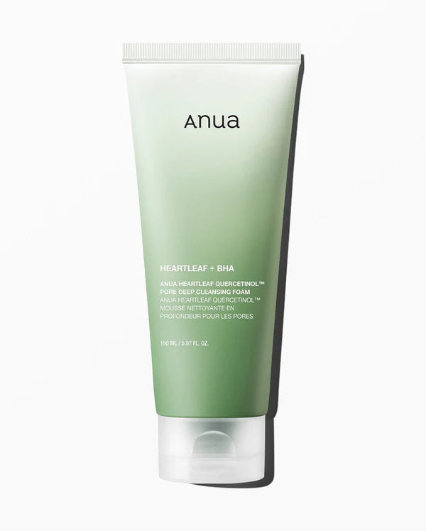 ANUA HEARTLEAF QUERCETINOL PORE DEEP CLEANSING FOAM 150ML