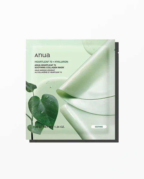 ANUA HEARTLEAF 70+ HYALURON COLLAGEN MASK 38G