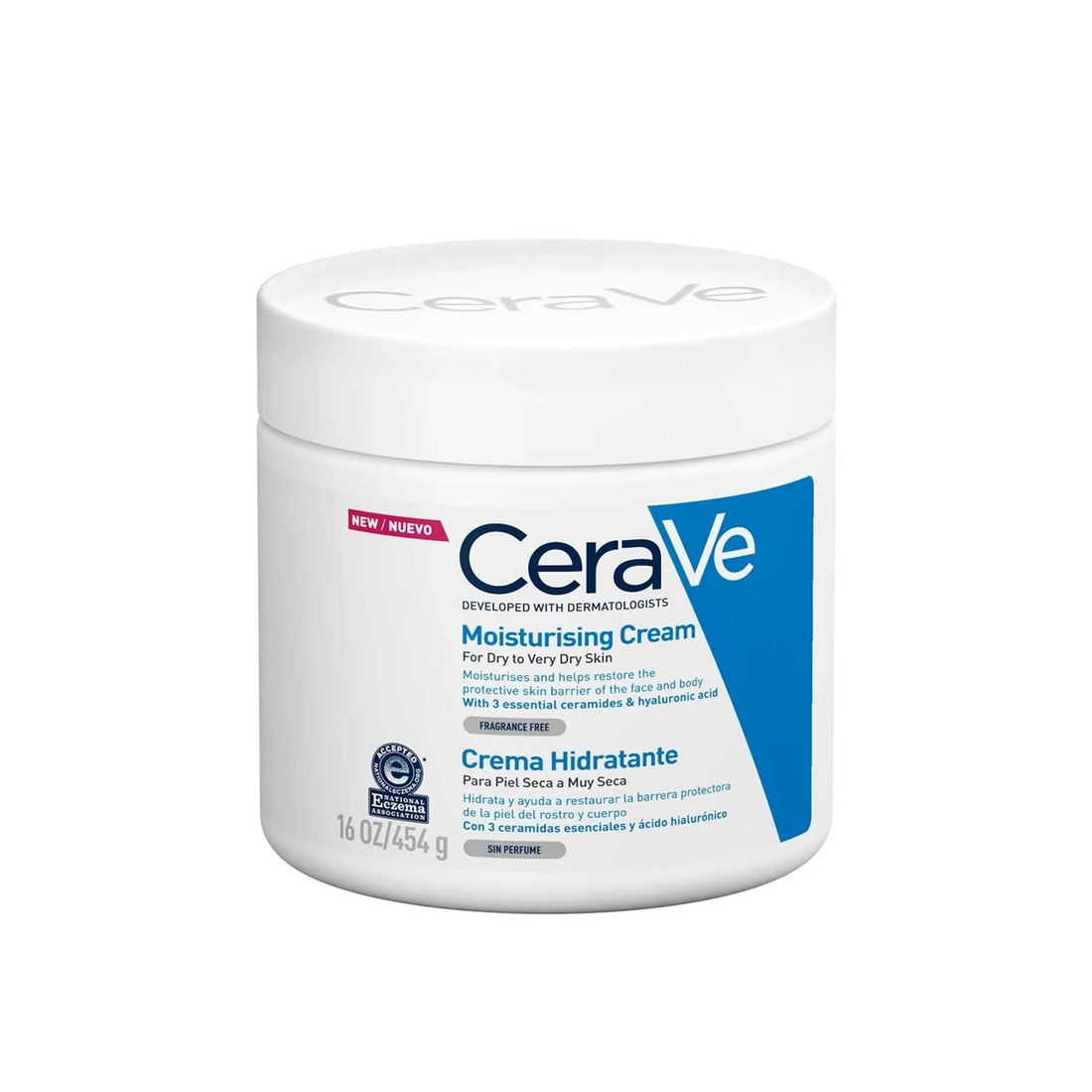 CERAVE MOISTURIZING CREAM DRY TO DRY SKIN 454G