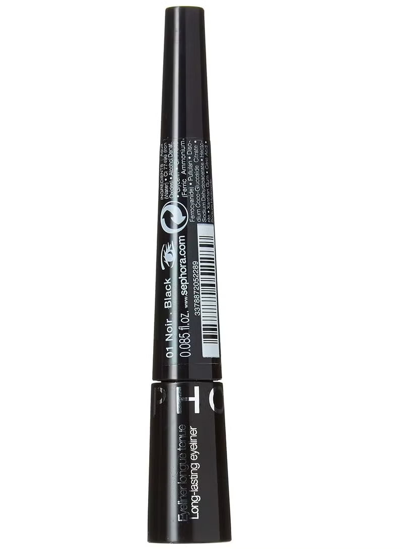 SEPHORA HIGH PRECISION EYELINER NOIR BLACK 01