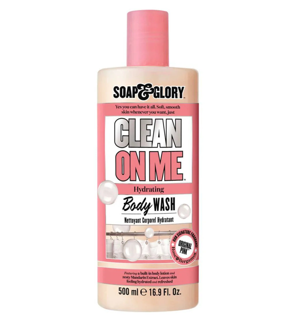 SOAP & GLORY CLEAN ON ME BODY WASH 500ML