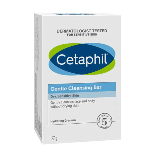 CETAPHIL GENTLE CLEANSING BAR DRY, SENSITIVE SKIN 127G