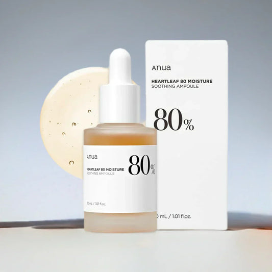 ANUA HEARTLEAF 80 MOISTURE SOOTHING AMPOULE 80% 30ML