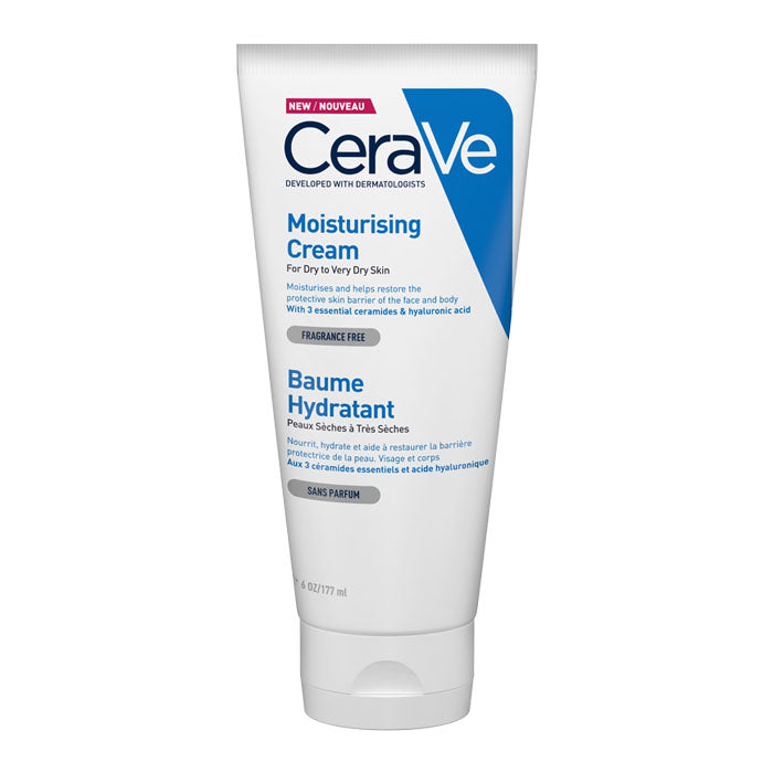 CERAVE MOISTURISING CREAM DRY TO VERY DRY SKIN TUBE 177ML