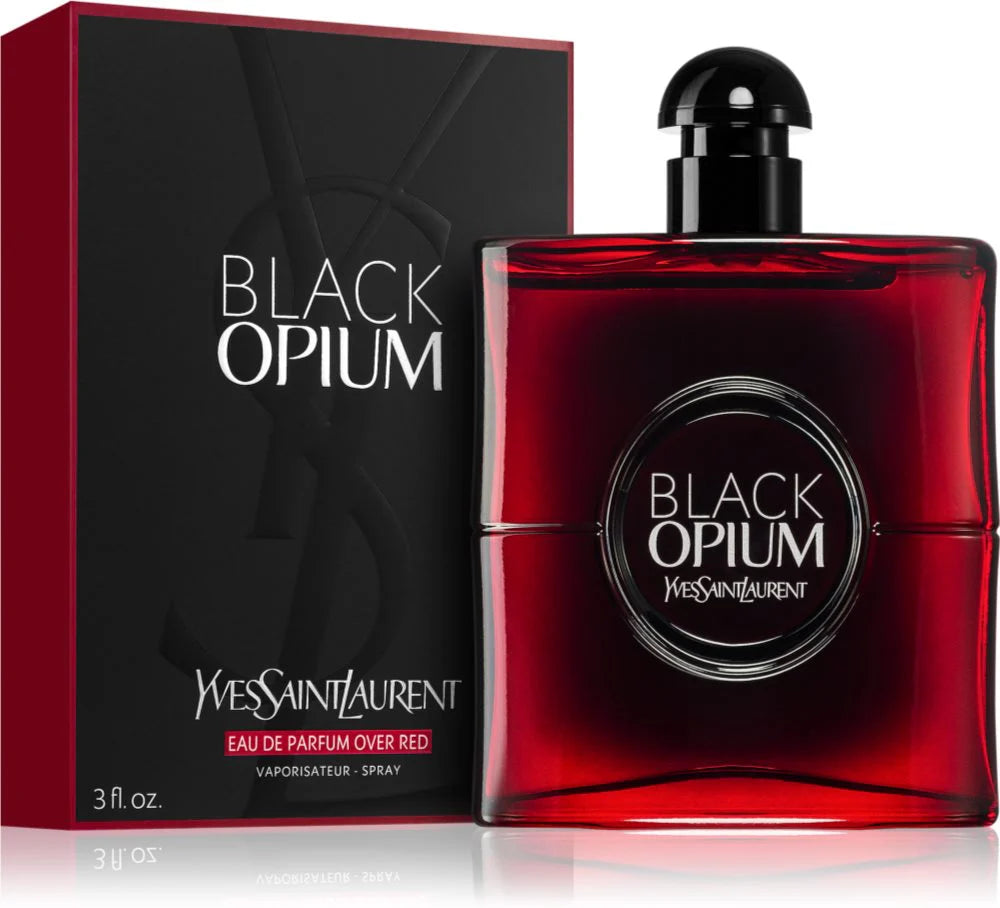 YVES SAINT LAURENT BLACK OPIUM EAU DE PARFUM OVER RED  90ML