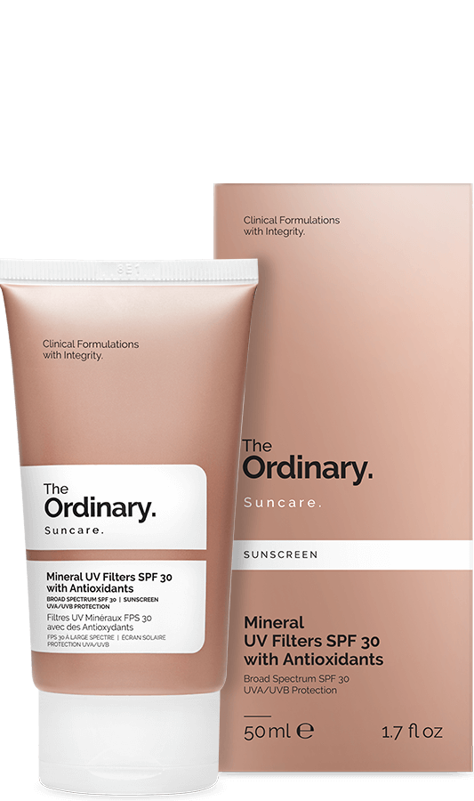 THE ORDINARY MINERAL UV FILTERS SPF30 WITH ANTIOXIDANTS 50ML