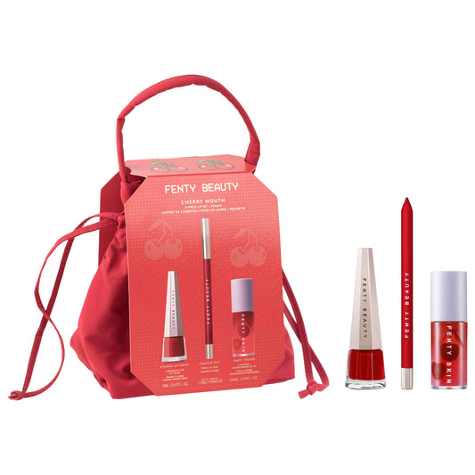 FENTY BEAUTY CHERRY MOUTH 3PCS LIP SET