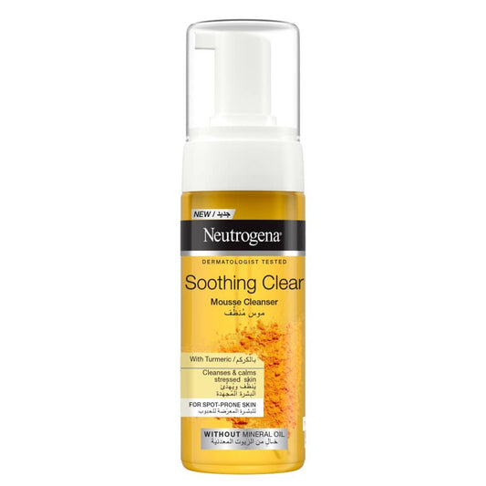NEUTROGENA SOOTHING CLEAR MOUSSE CLEANER 150ML