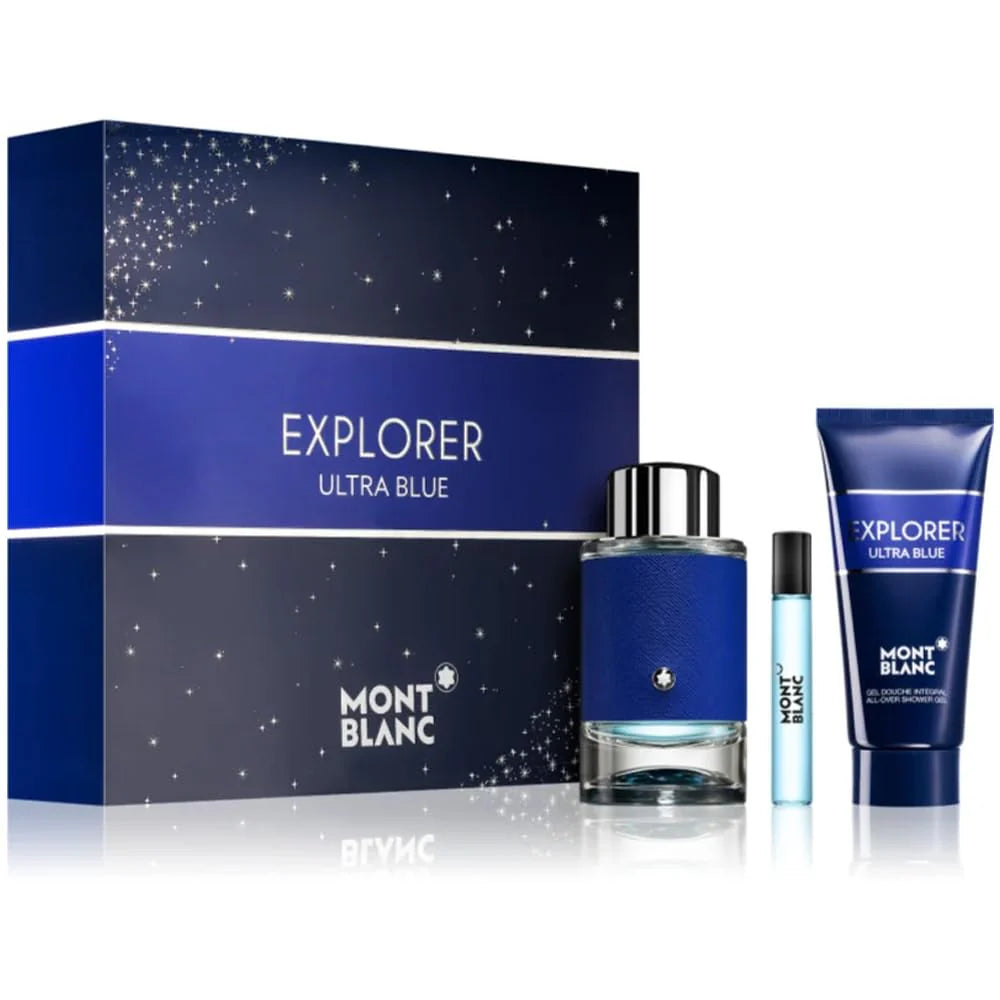 MONTBLANC EXPLORER ULTRA BLUE GIFT SET EDP